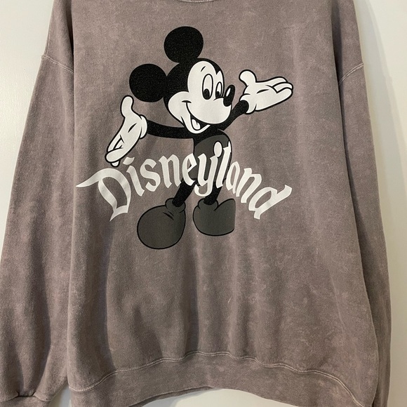 Disney Other - Disney Gray Crewneck Sweater with Mickey Mouse